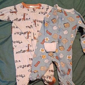 Adorable Baby Footed Pajamas Set